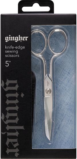 Picture of Knife Edge Sewing Scissors 5" W/Leather Sheath