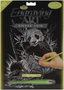 Picture of Silver Foil Engraving Art Kit 8"X10" Panda