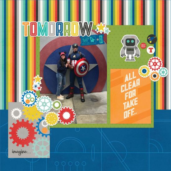 Picture of Simple Stories Collection Kit 12"X12"-Say Cheese Tomorrow At The Park