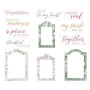 Picture of Precious Ephemera Cardstock Die-Cuts 12/Pkg-Frames & Words