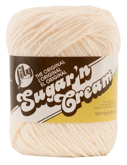 Picture of Sugar'n Cream Yarn - Solids Soft Ecru