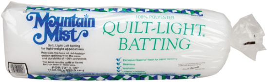 Picture of Quilt-Light Polyester Batting Twin Size 72"X90" FOB: MI