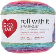 Picture of Red Heart Yarn Roll With It Sparkle Magic