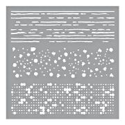 Picture of Spellbinders Stencil-Hummingbird Textures