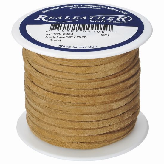 Picture of Suede Lace .125"X25yd Spool Toast