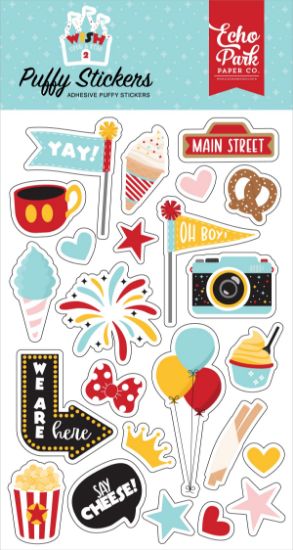 Picture of Wish Upon A Star 2 Puffy Stickers-
