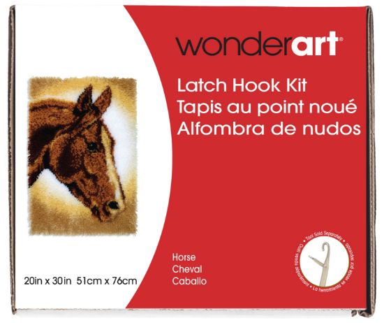 Picture of Wonderart Classic Latch Hook Kit 20"X30" Horse
