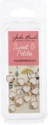 Picture of Sweet & Petite Charms  Four Petals White, 7x8mm 10/Pkg