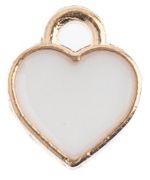 Picture of Sweet & Petite Charms  Four Petals White, 7x8mm 10/Pkg