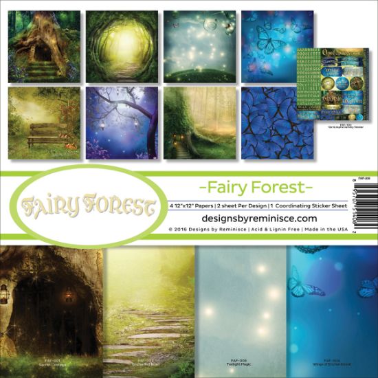 Picture of Reminisce Collection Kit 12"X12" Fairy Forest