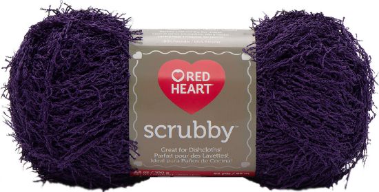 Picture of Red Heart Scrubby Yarn Grape