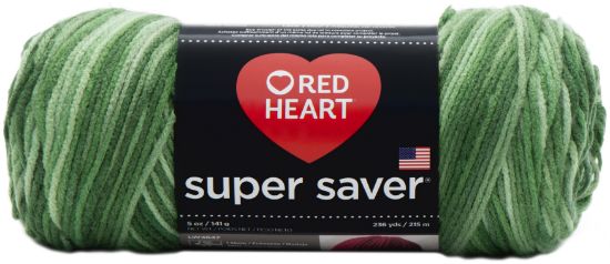 Picture of Red Heart Super Saver Yarn Green Tones