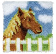 Picture of Wonderart Latch Hook Kit 12"X12" Pony