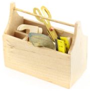 Picture of Touch Of Nature Wee Creations Miniature Tool Box W/Tools Tool Box With Tools