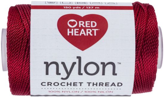 Picture of Red Heart Nylon Crochet Thread Size 18 Red