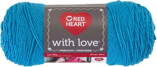 Picture of Red Heart With Love Yarn Blue Hawaii