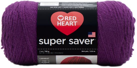Picture of Red Heart Super Saver Yarn Dark Orchid