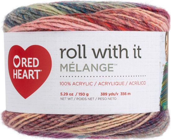 Picture of Red Heart Yarn Roll With It Melange Hollywood