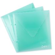 Picture of Sizzix Plastic Envelopes 3/Pkg-6.875"X5", Mint Julep