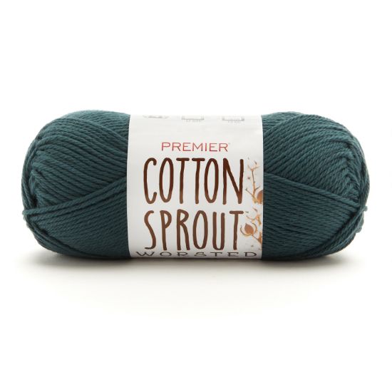Picture of Premier Cotton Sprout Worsted Yarn-Hunter Green