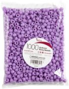 Picture of Pony Beads 6mmx9mm 1,000/Pkg Opaque Purple