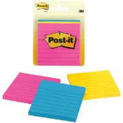 Picture of Post-It Sticky Notes 3"X3" 3/Pkg Cape Town W/50 Sheets