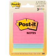Picture of Post-It Sticky Notes 3"X3" 3/Pkg Cape Town W/50 Sheets