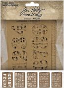 Picture of Idea-Ology Stencil Cards 5.375"X3.75" 5/Pkg  