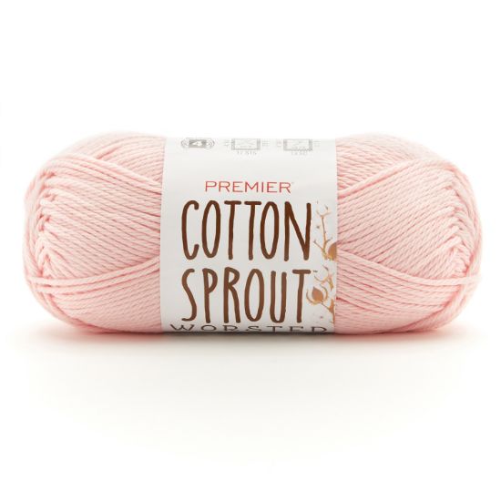 Picture of Premier Cotton Sprout Worsted Yarn-Blush