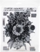 Picture of Tim Holtz Cling Stamps 7"X8.5" Glorious Garden