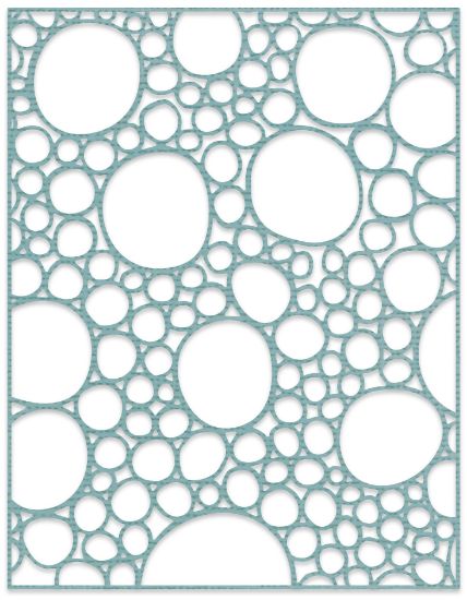 Picture of Sizzix Thinlits Die By Tim Holtz Bubbling