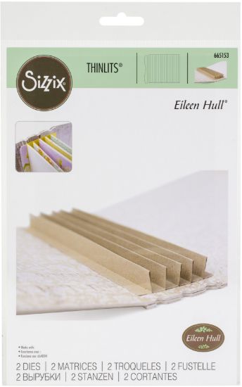 Picture of Sizzix Thinlits Dies By Eileen Hull 2/Pkg Bookbinding & Label