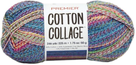 Picture of Premier Yarns Cotton Collage Yarn Circus Multi