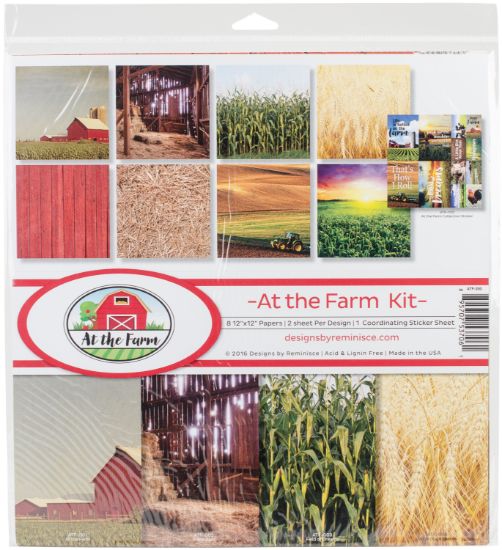 Picture of Reminisce Collection Kit 12"X12" At The Farm