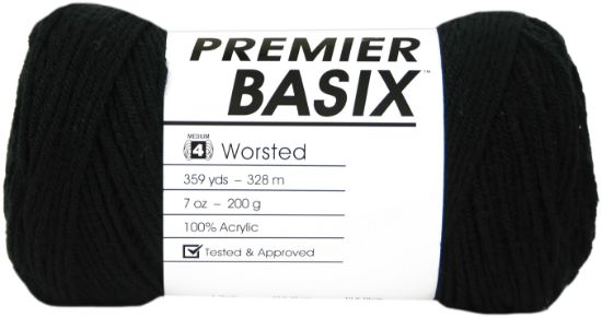 Picture of Premier Yarns Basix Yarn Black