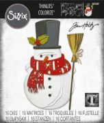 Picture of Sizzix Thinlits Dies By Tim Holtz 16/Pkg-Winston Colorize