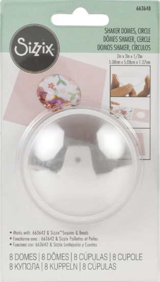 Picture of Sizzix Making Essential Shaker Domes Circle 2", 8/Pkg