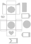 Picture of Sizzix Thinlits Dies By Jenna Rushforth 10/Pkg Box & Labels
