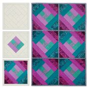 Picture of Quilt As You Go Printed Quilt Blocks On Batting London Labyrinth