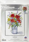 Picture of Janlynn Stamped Cross Stitch Kit 11"X14" Poppies 
