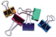 Picture of Small Binder Clips .75" 8/Pkg Assorted Colors