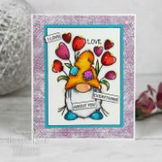 Picture of Woodware Clear Stamps 4"X6"-Singles Love Gnome