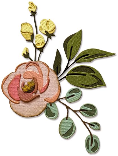 Picture of Sizzix Thinlits Dies By Tim Holtz 18/Pkg Bloom Colorize