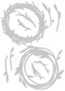 Picture of Sizzix Thinlits Dies By Tim Holtz Funky Wreath