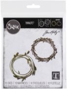 Picture of Sizzix Thinlits Dies By Tim Holtz Funky Wreath
