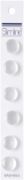 Picture of Slimline Buttons Series 1 White Shank 1/2" 5/Pkg