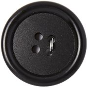 Picture of Slimline Buttons Series 2 Black 4-Hole 1" 2/Pkg