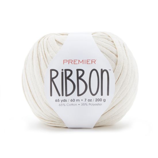 Picture of Premier Yarns Ribbon Yarn-Cream