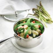 Picture of Trudeau Silicone Vegetable Steamer With Handle 9-1/4" Green