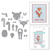 Picture of Spellbinders Etched Dies-Dancin' Deer- Tinsel Time